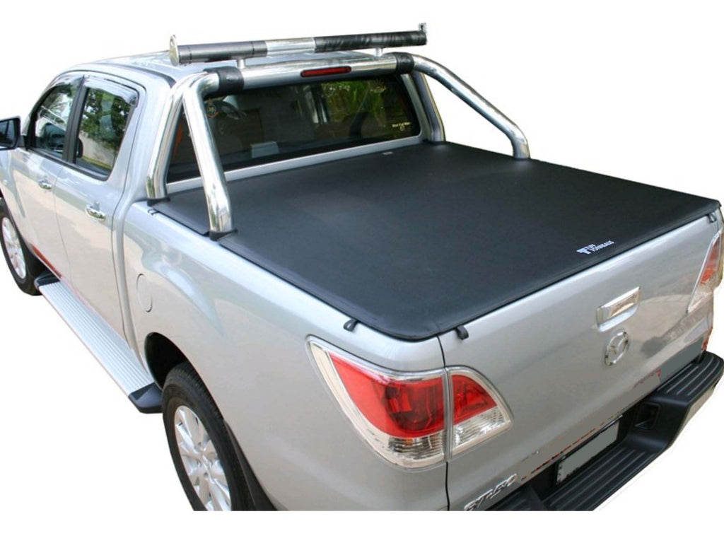 Mazda BT-50 Dual Cab Ute (November 2011 to September 2020) No Drill Clip On with Sportsbars Tonneau Cover