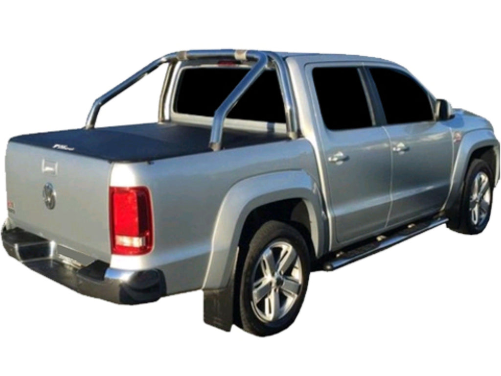 Volkswagen Amarok Dual Cab May 2011 to April 2023 with Sports Bars No Drill Clip On Ute Tonneau Cover
