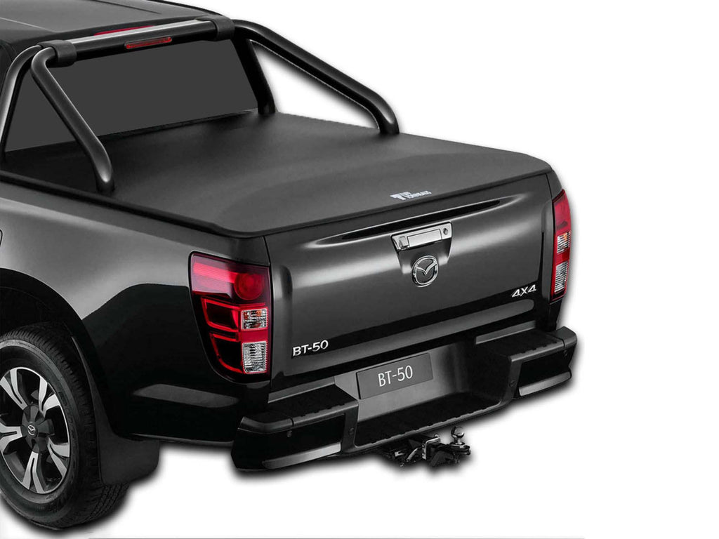 Mazda BT-50 TF Dual Cab Ute (October 2020 to 2024) with sportsbars (No Drill) Clip On Tonneau Cover
