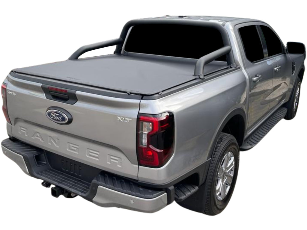 Ford Next Gen Ranger Dual Cab Ute (July 2022 to 2024) with sportsbars (No Drill) Clip On Tonneau Cover