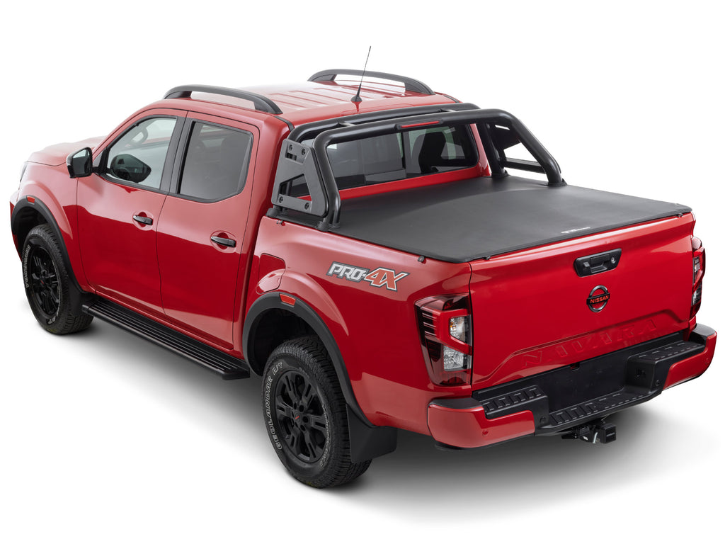 Nissan Navara Dual Cab (March 2021 to Current) No Drill Clip On 2.0 Tonneau Cover (Suits Factory Sports Bars)